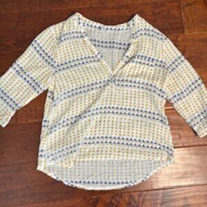 YME - French Peasant-Style Blouse - Size S